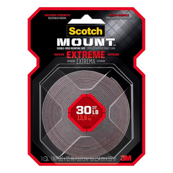 Scotch-Mount 3M Extreme Double-Sided Mounting Tape
