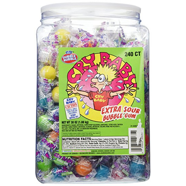 Cry Baby - Bubble Gum Tub - 240 ct