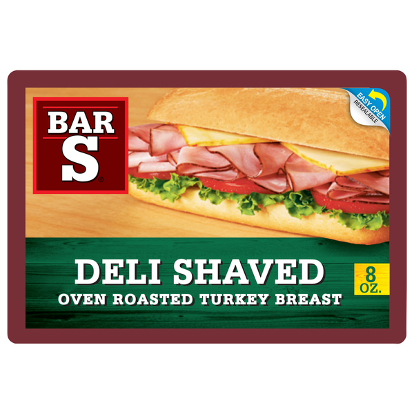 Bar-S Turkey Breast, Oven Roasted, Deli Shaved