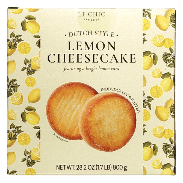 Le Chic Patissier Dutch Style Lemon Cheesecake 16 x 50 g