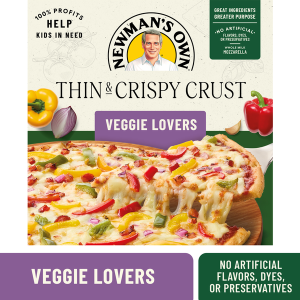 Newman's Own Thin & Crispy Crust Veggie Lovers Pizza Same-Day