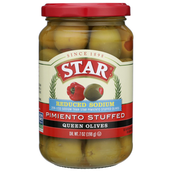 STAR Queen Olives, Stuffed with Minced Pimiento
