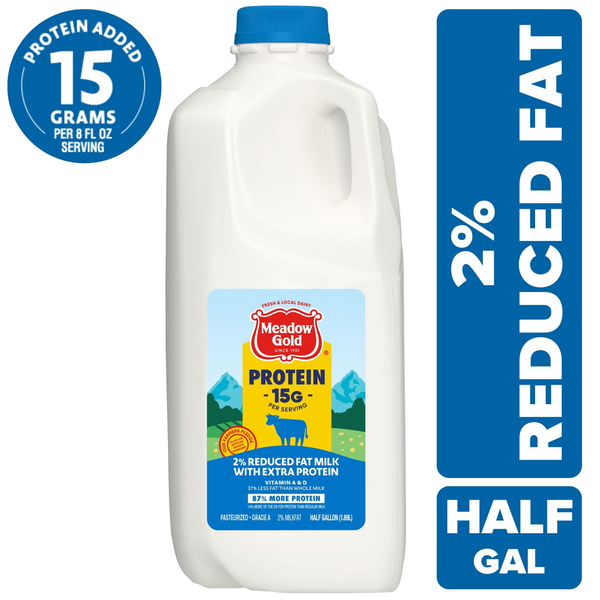 Meadow Gold Extra Protein 2% Reduced Fat Milk