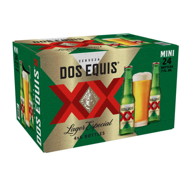 Dos Equis Mexican Lager Beer, 4x6 Pack, 7 fl oz Bottles Same-Day