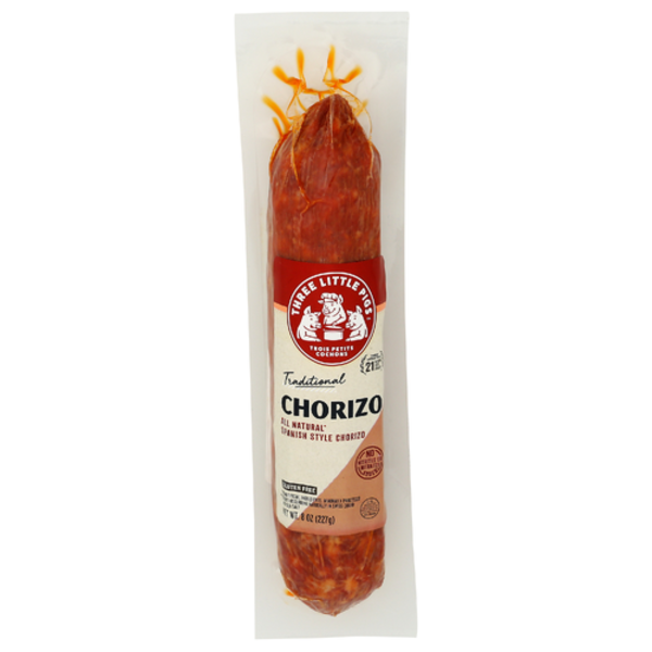 Three Little Pigs Traditional All-Natural Spanish Style Chorizo