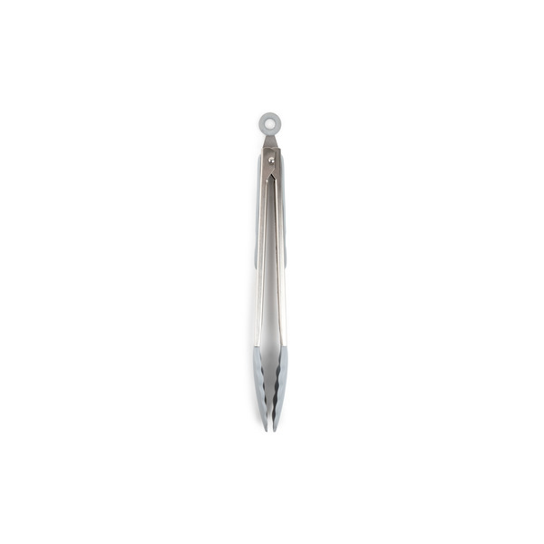 Core Kitchen 12" Silver Silicone Locking Tong