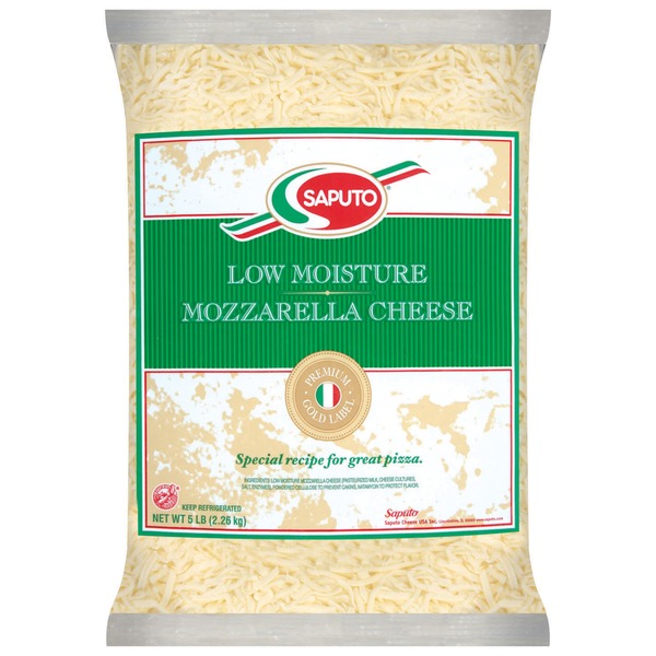 Saputo® Gold Whole Milk Mozzarella Shred Cheese (5 lb) Instacart