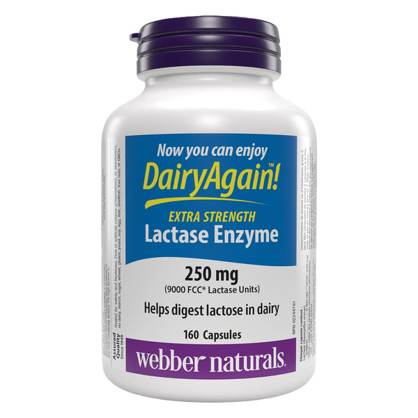 Webber Naturals Extra Strength Lactase Enzyme