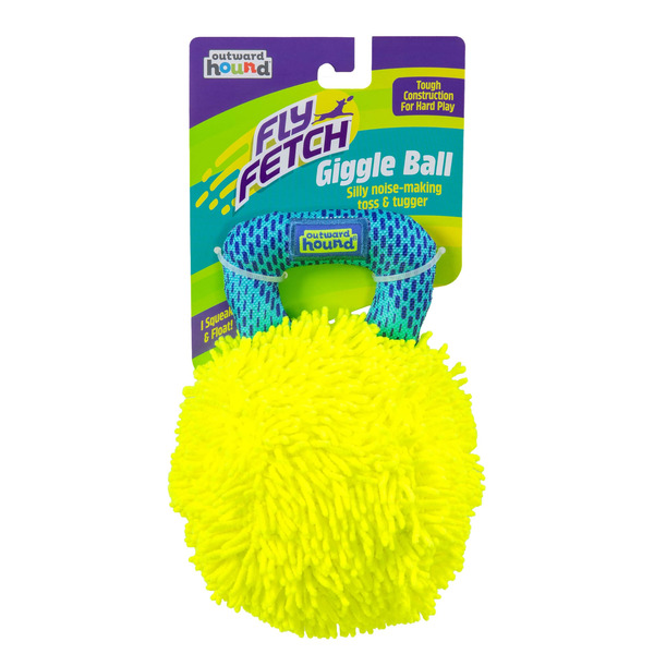 Outward Hound Fly Fetch Giggle Ball Dog Toy, Medium