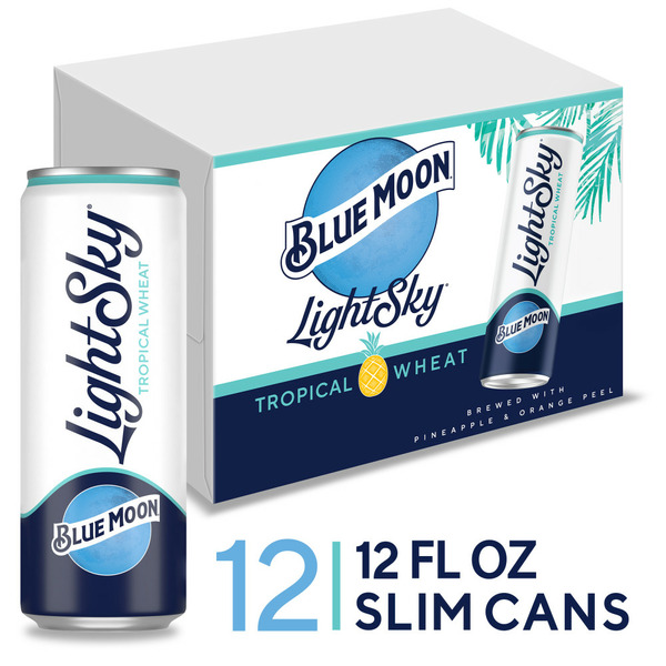『NEIGHBOR BOOZE MOKEY BLUE』 Blue Moon Lightsky Citrus Wheat - 12 Fluid Ounce - 12 Count