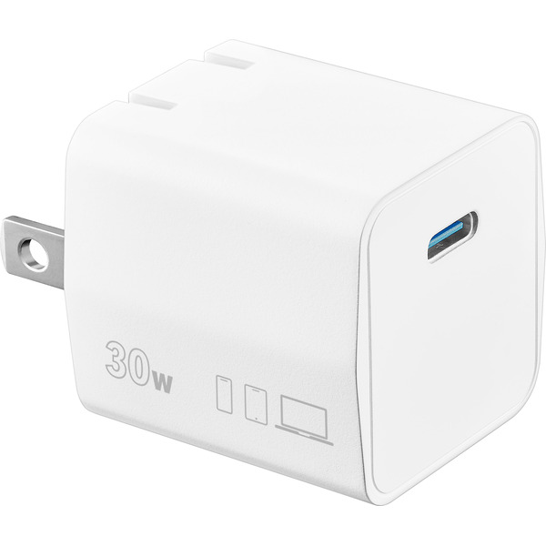 Insignia 30W USB-C Foldable Wall Charger - White