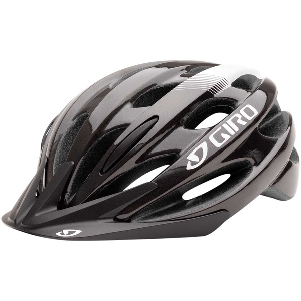 Giro Revel Bike Helmet, Adult - Gloss Black & White