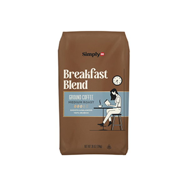 Simply Go Breakfast Blend Medium Roast Ground Coffee