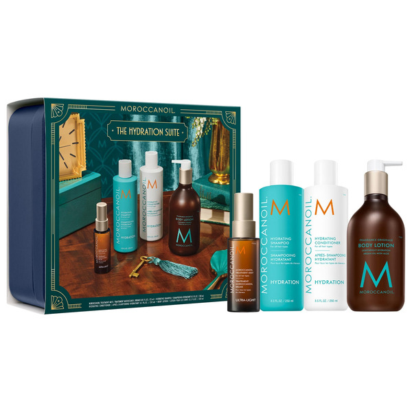 Moroccanoil Hydrating Shampoo & Conditioner Set With Argan Oil Hair Mist & Body Lotion