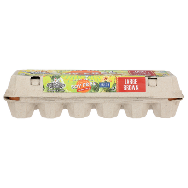 Chino Valley Ranchers Eggs, Organic, Soy Free, Brown, Large Same