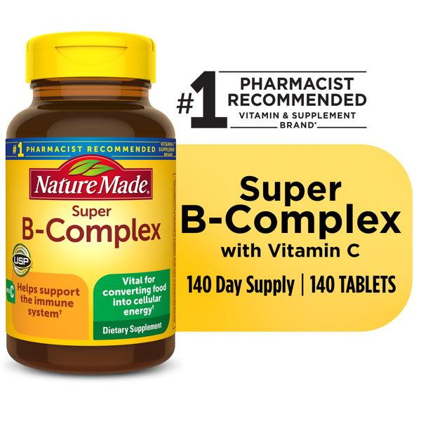 Sunset Foods Nature Made Super B Complex With Vitamin C And Folic Acid Sunset Foods Nature Made Super B Complex With Vitamin C And Folic Acid