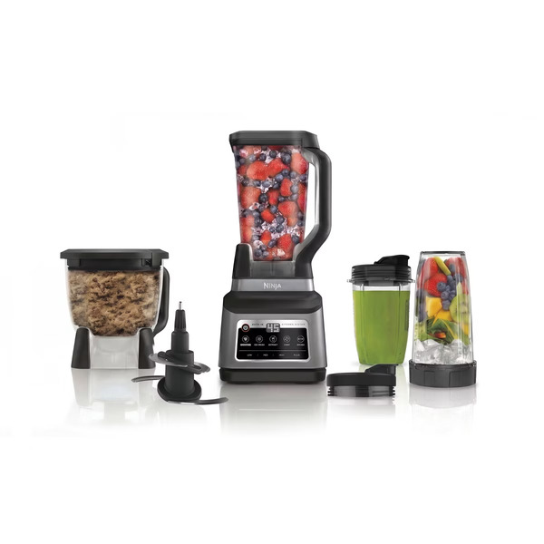 Ninja Professional Plus Kitchen 5-Speed Blender System & 8-Cup Food Processor With Auto-iQ - Black