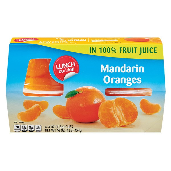 ALDI Lunch Buddies Mandarin Oranges In Fruit Juice SameDay Delivery or
