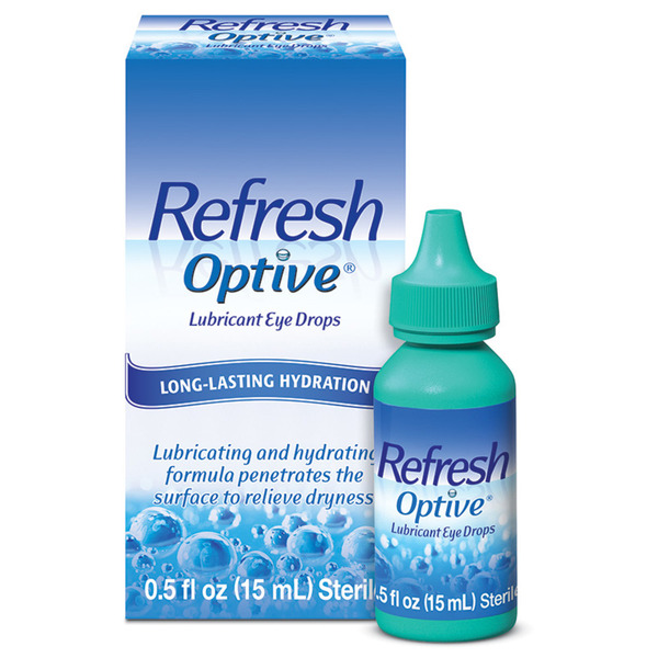 Refresh Optive Lubricant Eye Drops Artificial Tears Same-Day