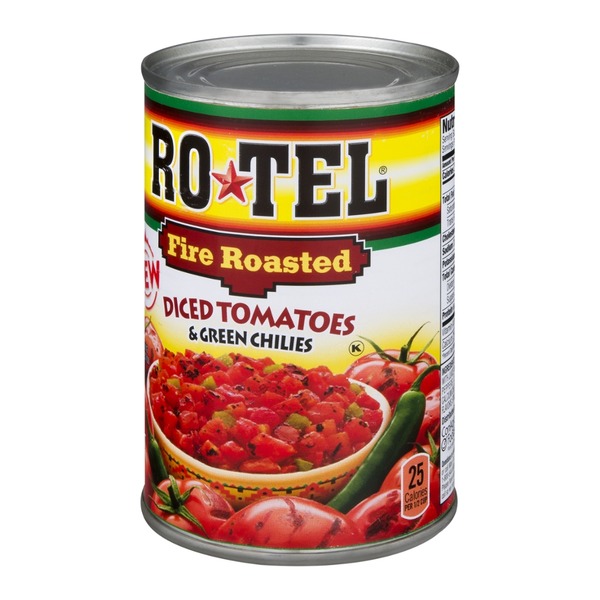 Rotel Diced Tomatoes & Green Chilies Fire Roasted from Kroger Instacart
