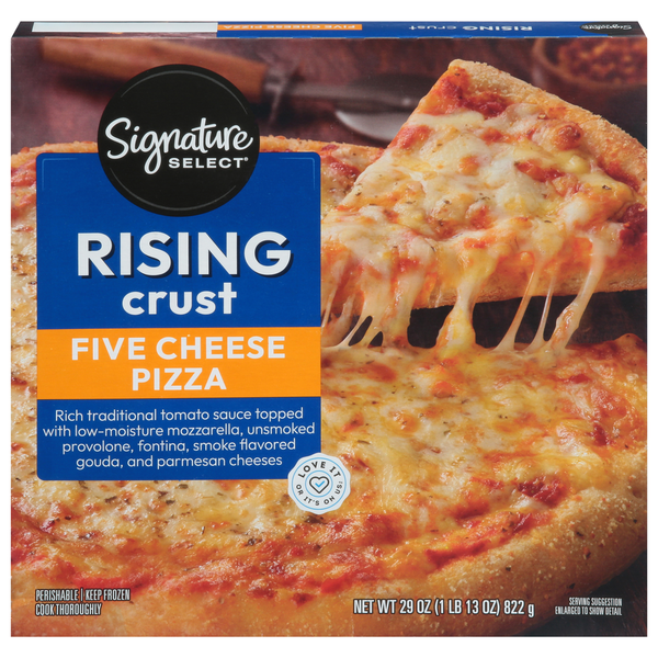 Signature SELECT Pizza, Rising Crust, Five Cheese