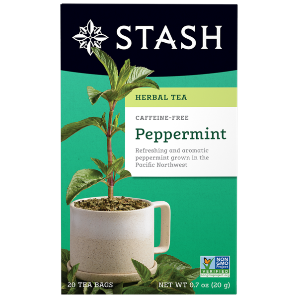 Stash Refreshing Peppermint Herbal Tea, Caffeine Free