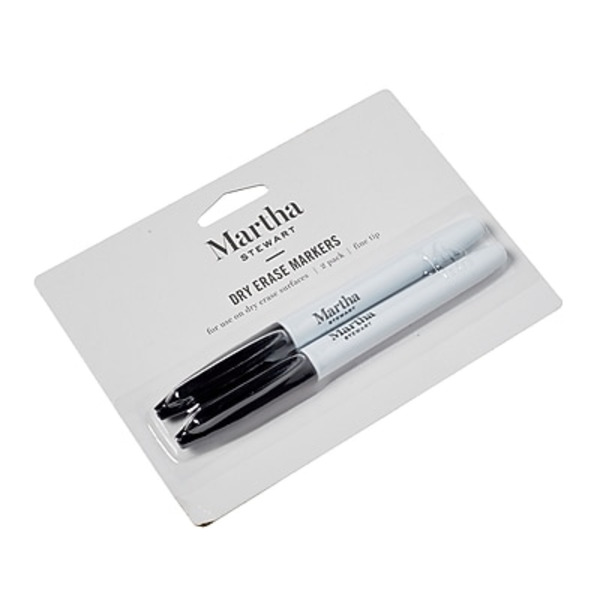 Martha Stewart Black Ink Fine Tip Dry Erase Marker