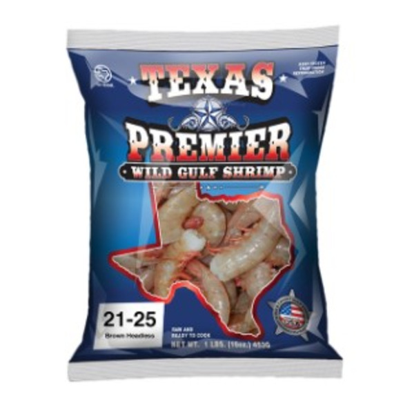 Texas Premier - Wild Caught Gulf Shrimp Headless & EZ Peel
