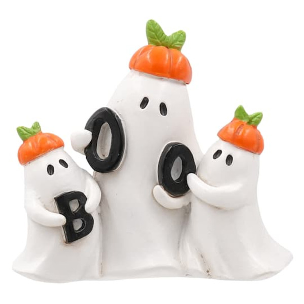 Ashland Mini Ghosts with Pumpkin Hats Figurine