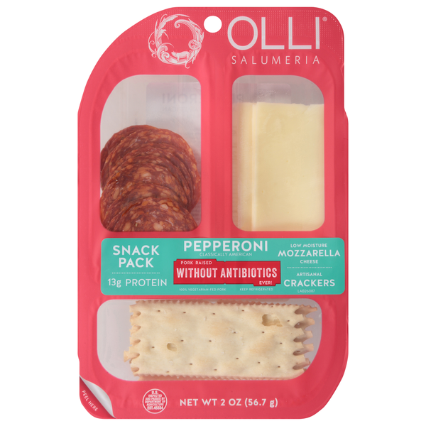 Olli Salumeria Pepperoni Salami and Mozzarella Charcuterie Snack