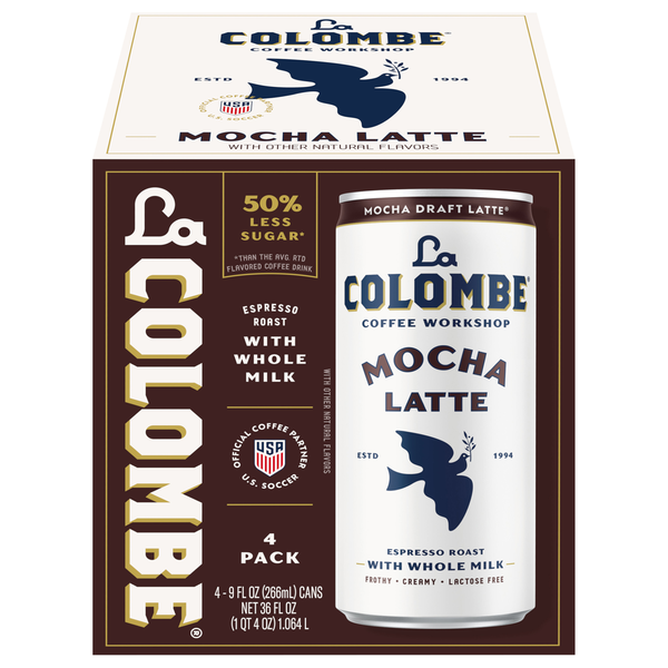 La Colombe Espresso Roast Mocha Latte Coffee Drink