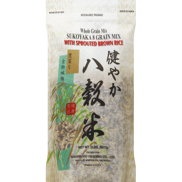 Shirakiku Whole Grain Mix, Sukoyaka 8, with Sprouted Brown Rice