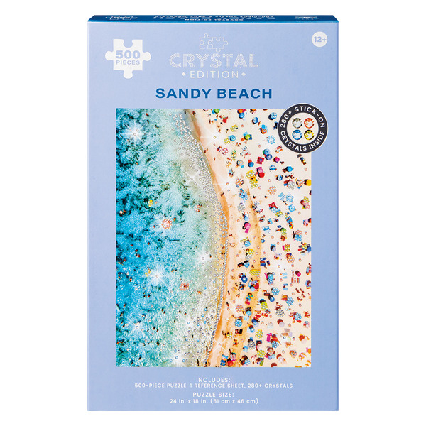 Hinkler 500pc Gemstone Puzzle- Sandy Beach Same-Day Delivery or