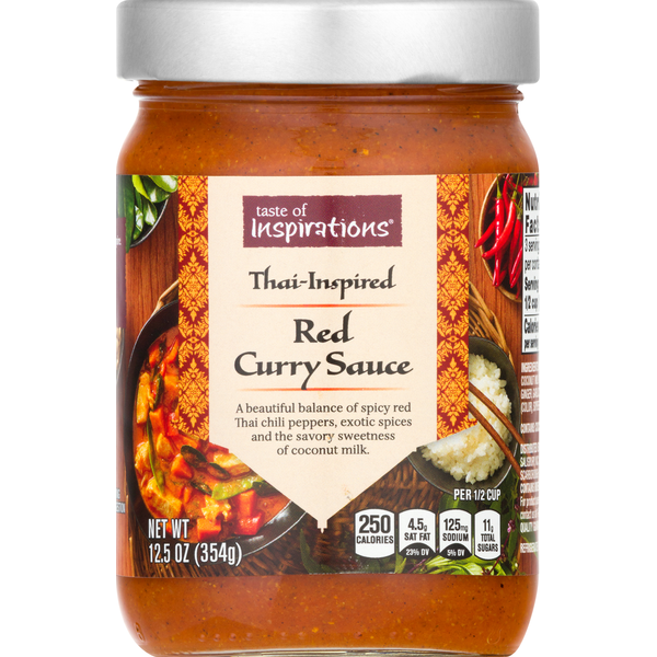 Taste of Inspirations Thai Red Curry Cooking Sauce (12.5 oz) Instacart