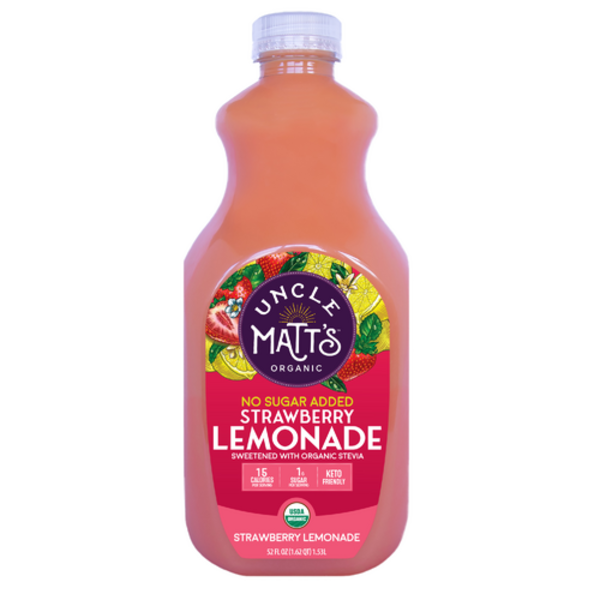 Sprouts Lemonade Rings Sprouts Farmers Market Uncle Matt's Organic No Sugar Added Strawberry ...
