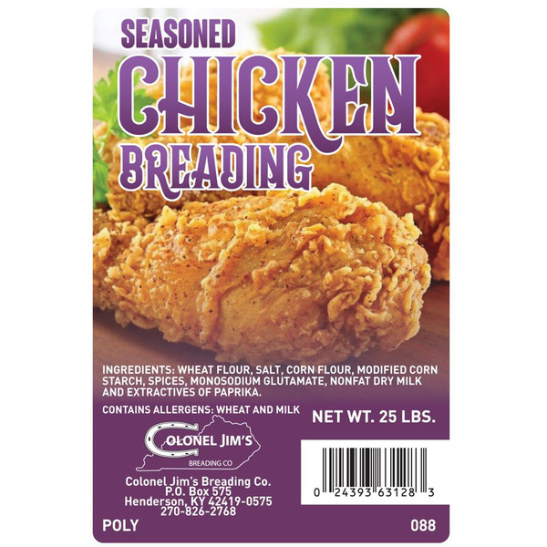 Colonel Jim's - Seasoned Chicken Breading - 25 lbs