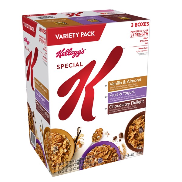 Kellogg's Special K Breakfast Cereal Variety Pack (38 oz) Instacart