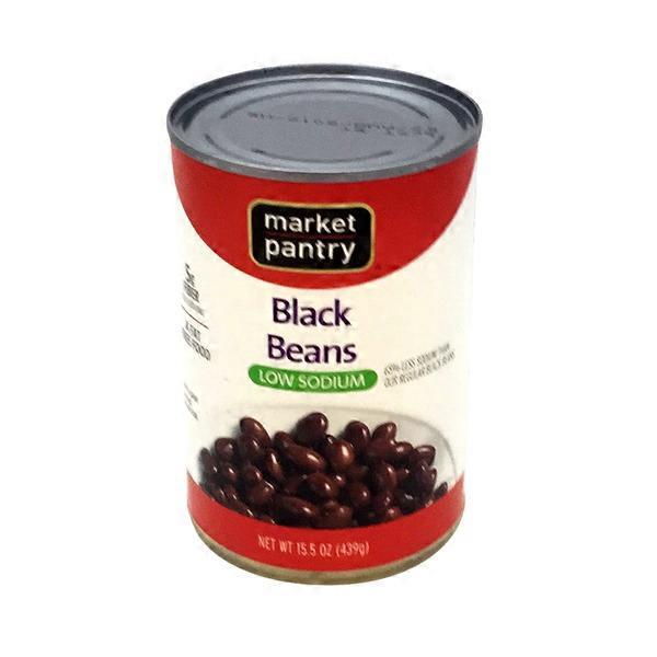 Market Pantry Low Sodium Black Beans (15.5 oz) Instacart