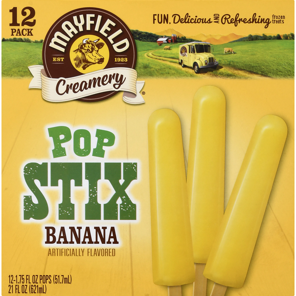 Mayfield Pop Stix, Banana, 12 Pack (12 each) Instacart