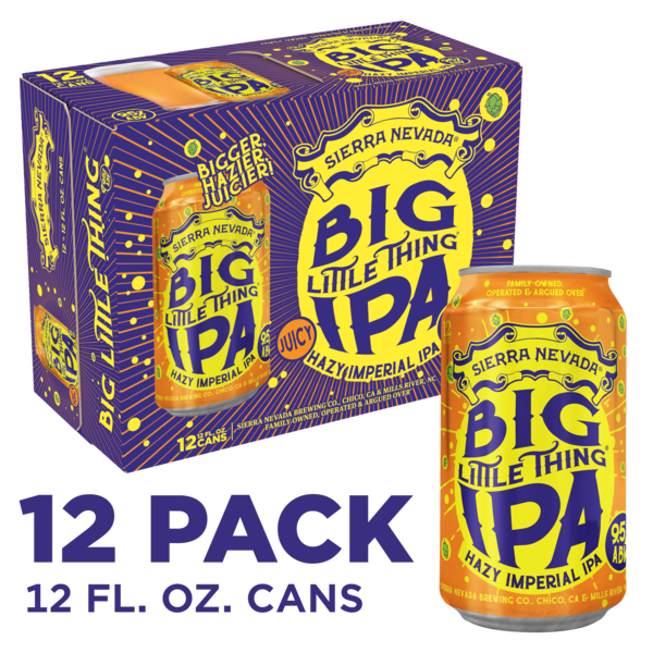 Sierra Nevada Big Little Thing Hazy Imperial IPA Craft Beer 12