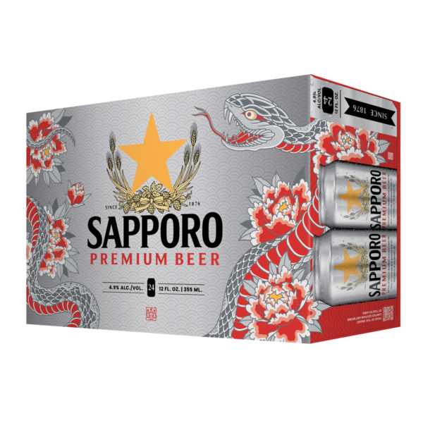 Sapporo Canned Premium Beer (24 Pack) Same-Day Delivery | Marukai