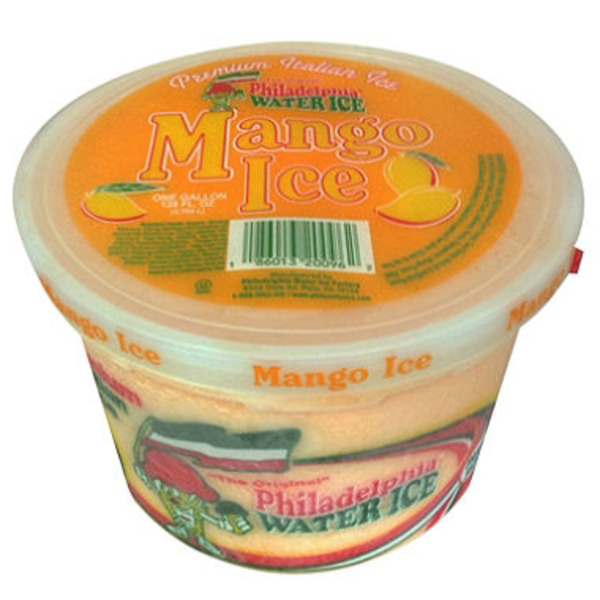 Philadelphia Water Ice - Premium Mango Ice - 2.5 Gal