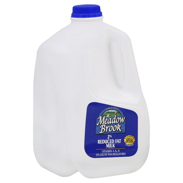 Meadow Brook Milk, 2 Reduced Fat (1 gal) Instacart