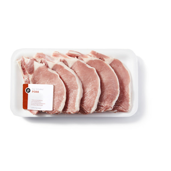 Publix Publix Pork All Natural Thin Sliced Pork Rib Chops SameDay Delivery or Pickup Instacart