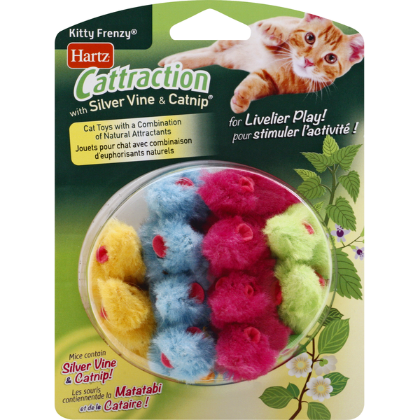 Hartz Cat Toys, Cattraction with Silver Vine & Catnip Same-Day