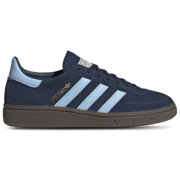 adidas Big Kids' Originals Handball Spezial Casual Shoes, Size 6 - Collegiate Navy, Clear Sky & Gum