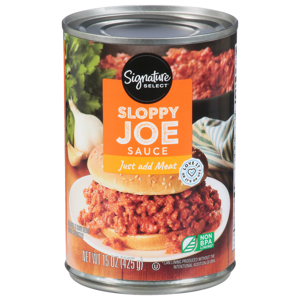 Signature SELECT Sauce, Joe, Sloppy