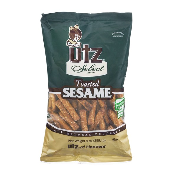 Utz Select All Natural Pretzels Toasted Sesame (9 oz) Instacart