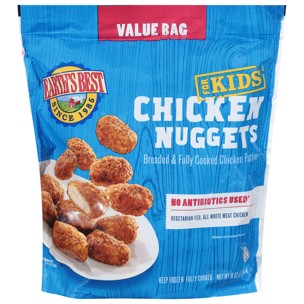 Earth's Best Chicken Nuggets, for Kids, Value Bag Same-Day