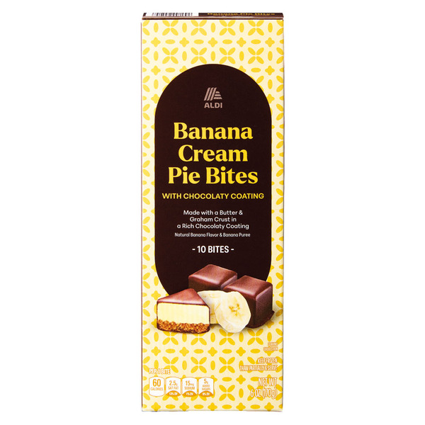 Chocolate Covered Banana Cream Pie Bites
